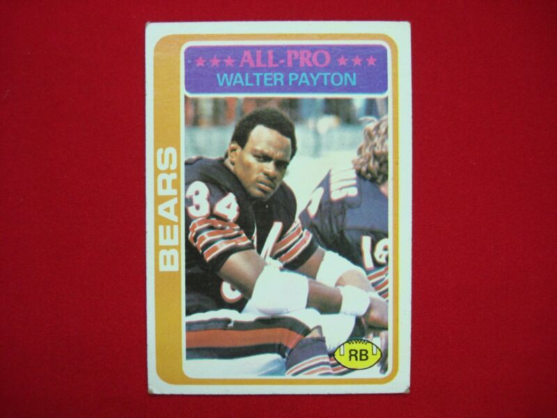 1978 Topps All-Pro Walter Payton #200 Chicago Bears Football Card