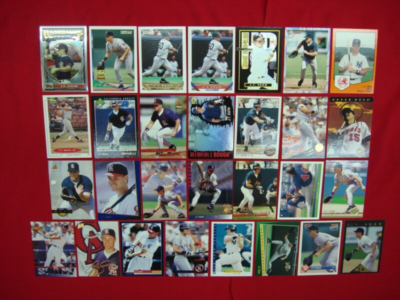 J.T. Snow Baseball Card Collection featuring RCs, Parallels & More
