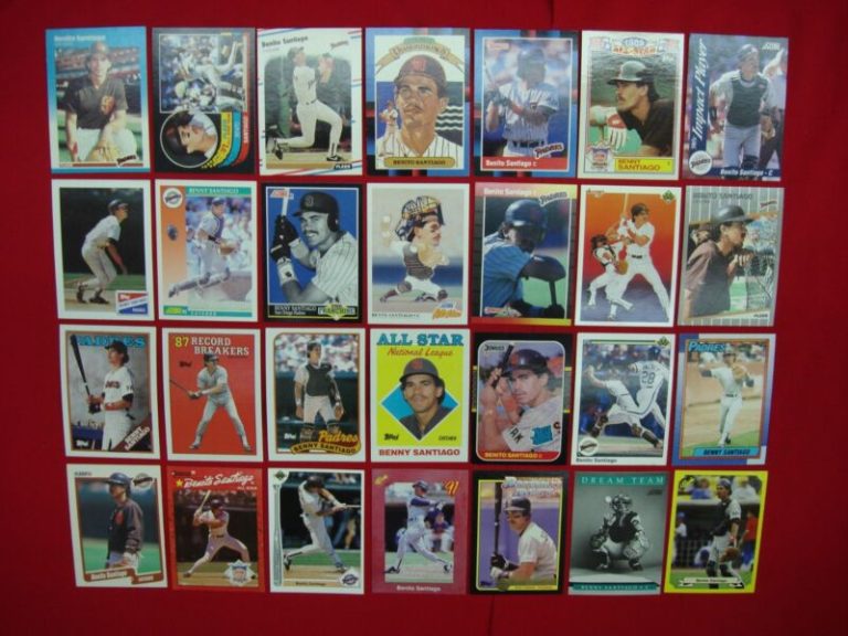 Benito 'Benny' Santiago Baseball Card Lot