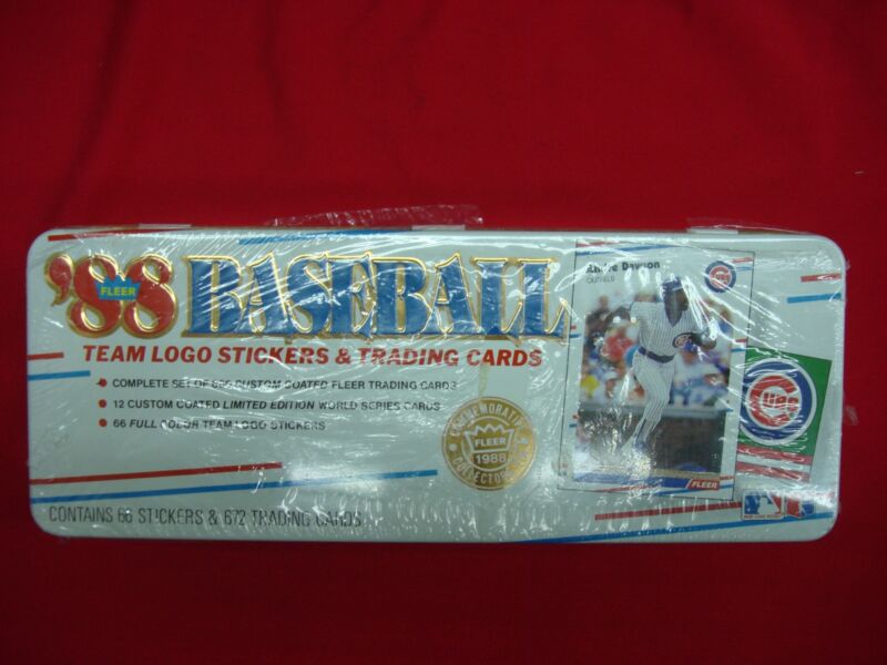 1988 Fleer Baseball complete set in factory sealed tin
