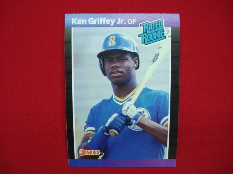 1989 Donruss Rated Rookie Ken Griffey Jr. RC #33 Seattle Mariners baseball card