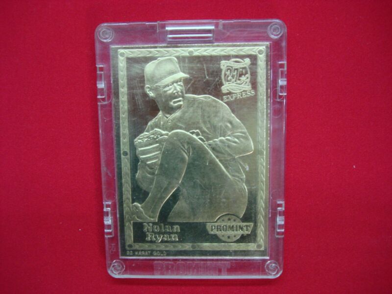 1993 ProMint Nolan Ryan 22K Gold Baseball Card (#3) - Texas Rangers