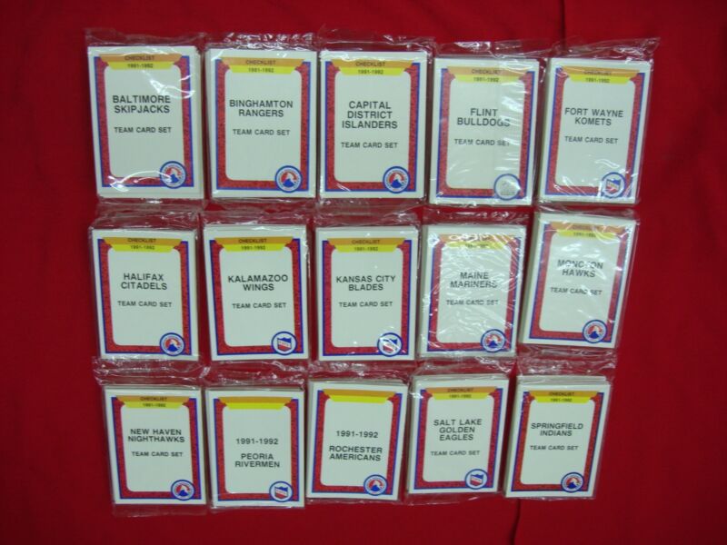 1991-92 ProCards Minor League Hockey Set Collection