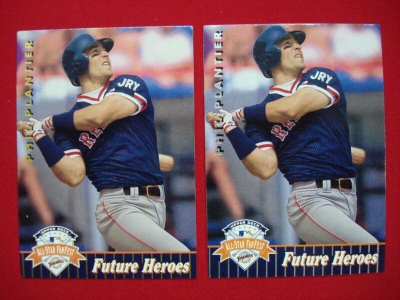 Phil Plantier 1992 Upper Deck All-Star FanFest Future Heroes #7 Base & Gold Parallel Card - Boston Red Sox
