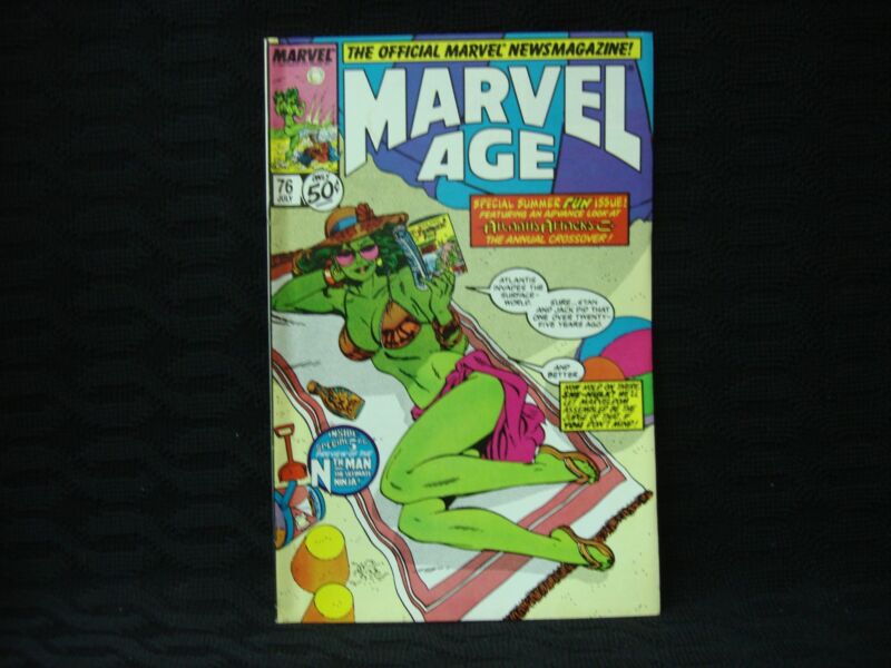 Marvel Age News Magazine #76 (July 1989) - Fine/Very Fine Condition