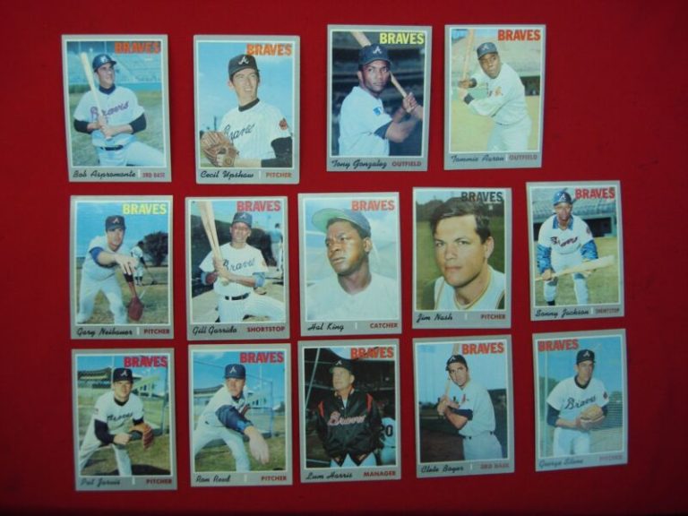 1970 Topps Atlanta Braves baseball cards