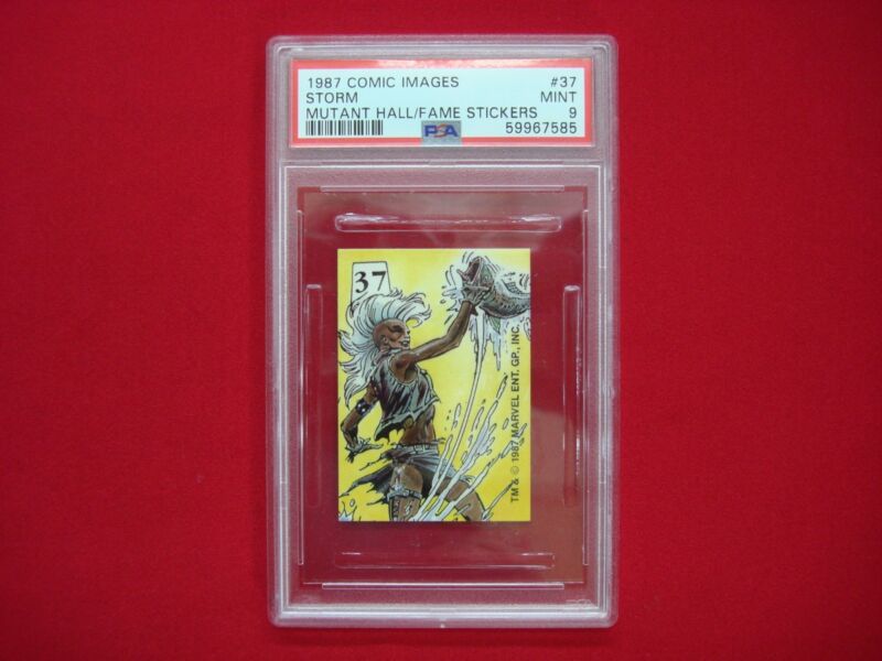 PSA 9 GEM MINT Storm #37 Mutant Hall of Fame Sticker