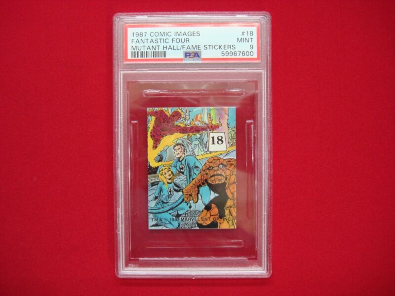 PSA 9 Gem Mint Fantastic Four #18 Comic Images Sticker - Rare Mutant Hall of Fame