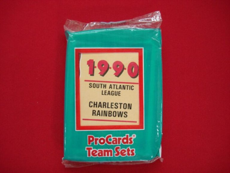1990 Charleston Rainbows ProCards Minor League Baseball Card Set (San Diego Padres Affiliate) - Factory Sealed