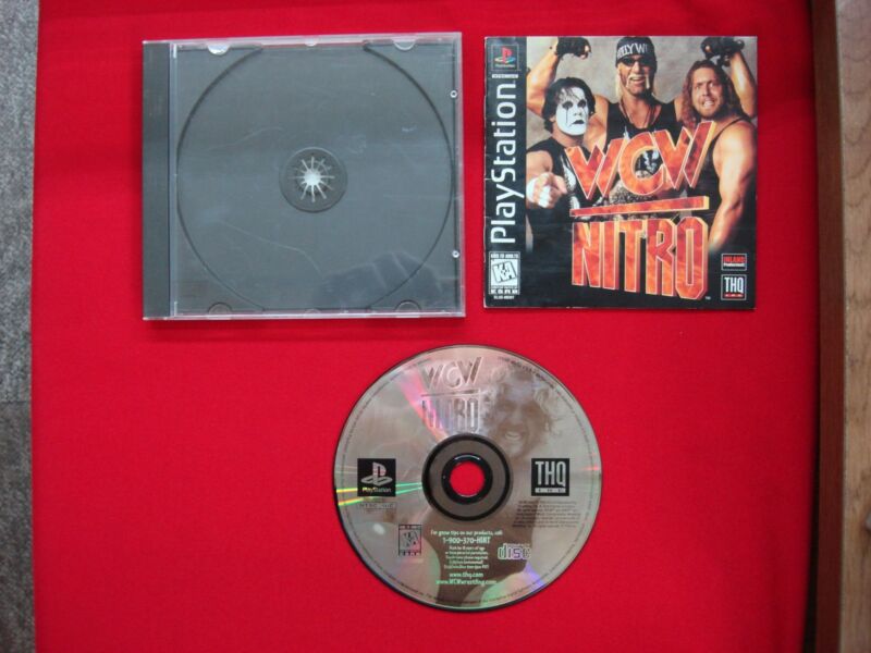 WCW Nitro Playstation Game (1998) - Complete
