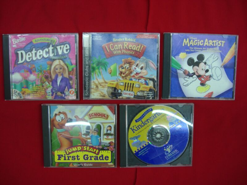 Detective Barbie CD-ROMs & Educational Software Lot of 9