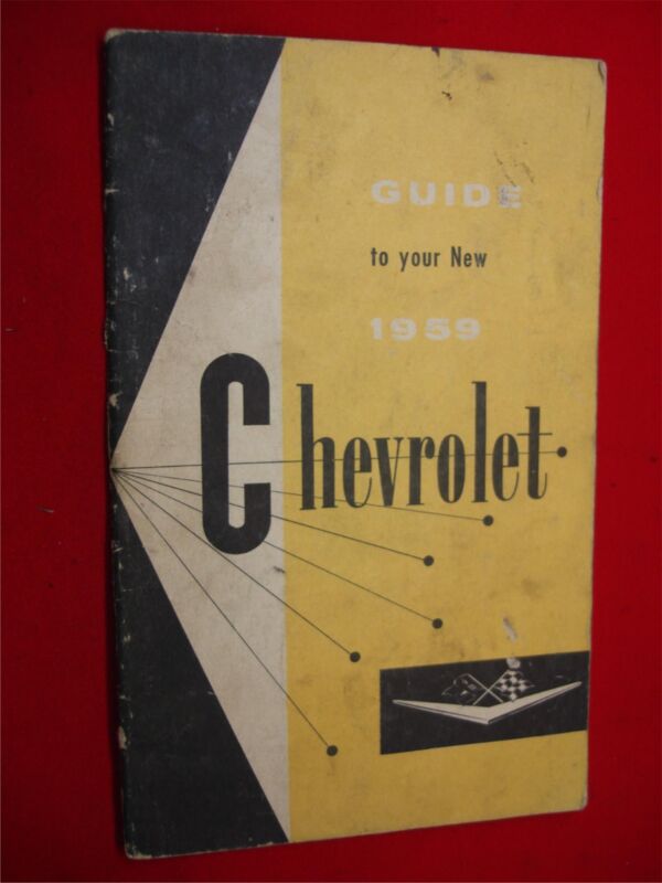1959 Chevrolet Owner's Manual, 3rd Edition
