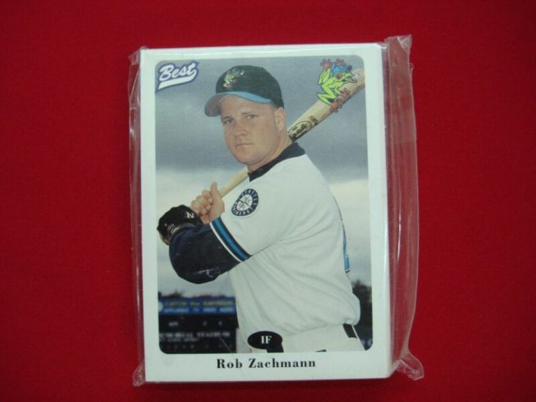 1996 Everett AquaSox Best Minor League Baseball Card Set