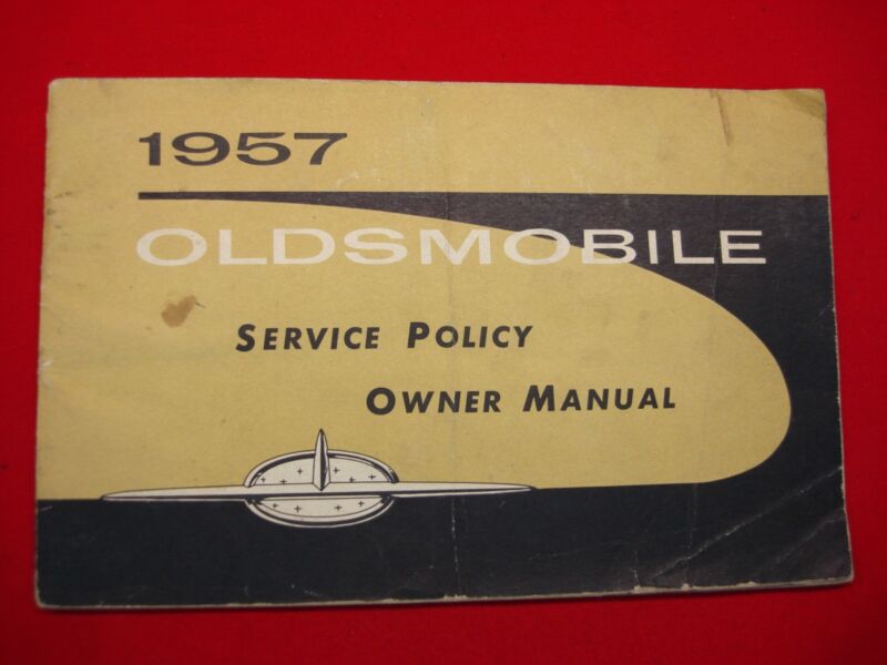 Original 1957 Oldsmobile Owner's Manual, Vintage Car Restoration
