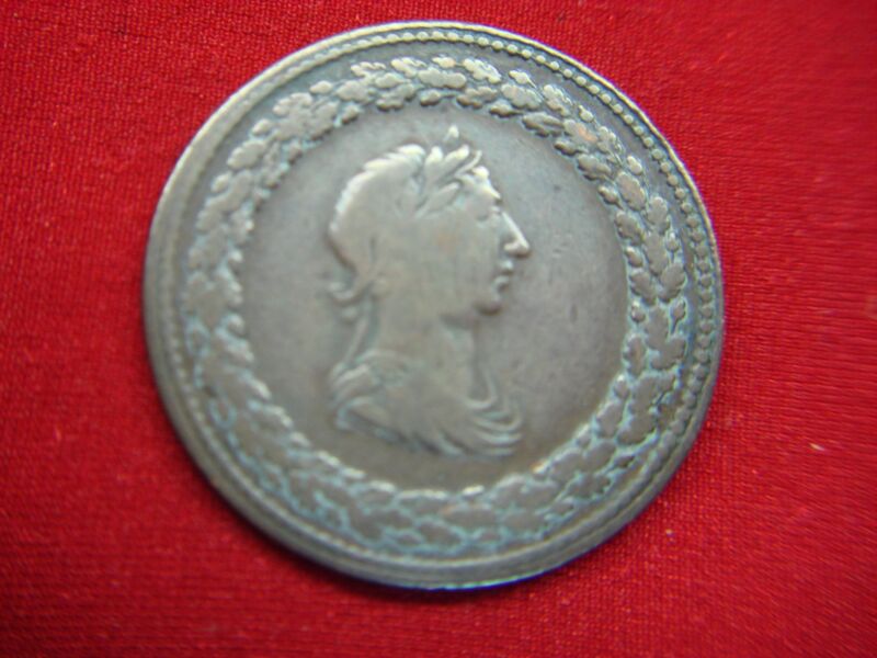 Antique 1812 Lower Canada Half Penny Copper Token
