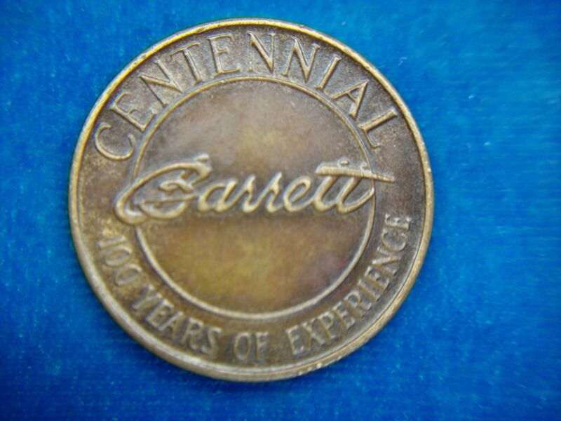 Vintage Barrett Pharmaceuticals Centennial Token (1854-1954) - Brass, 28.6mm