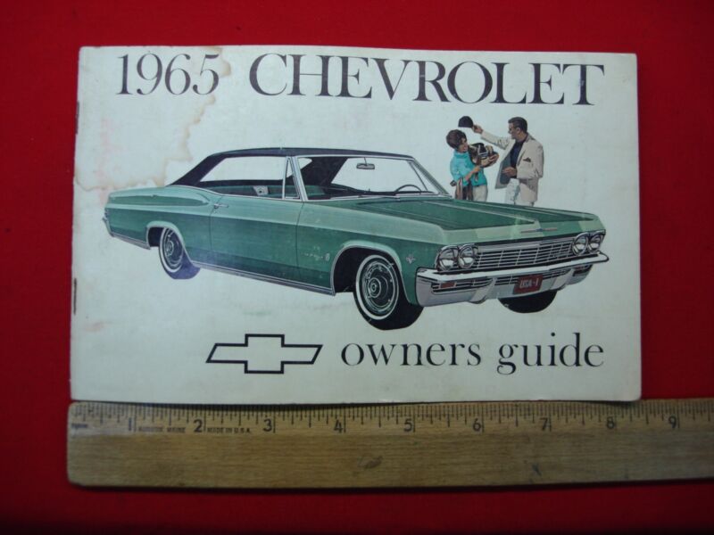 1965 Chevrolet Owner's Manual, 3rd Edition