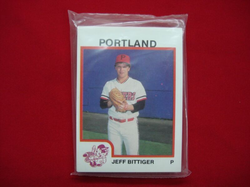 1987 Portland Beavers ProCards Team Set featuring Charlie Manuel