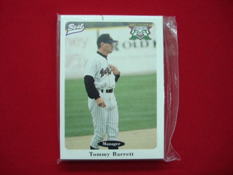1996 Michigan Battle Cats Red Sox Minor League Baseball Card Set