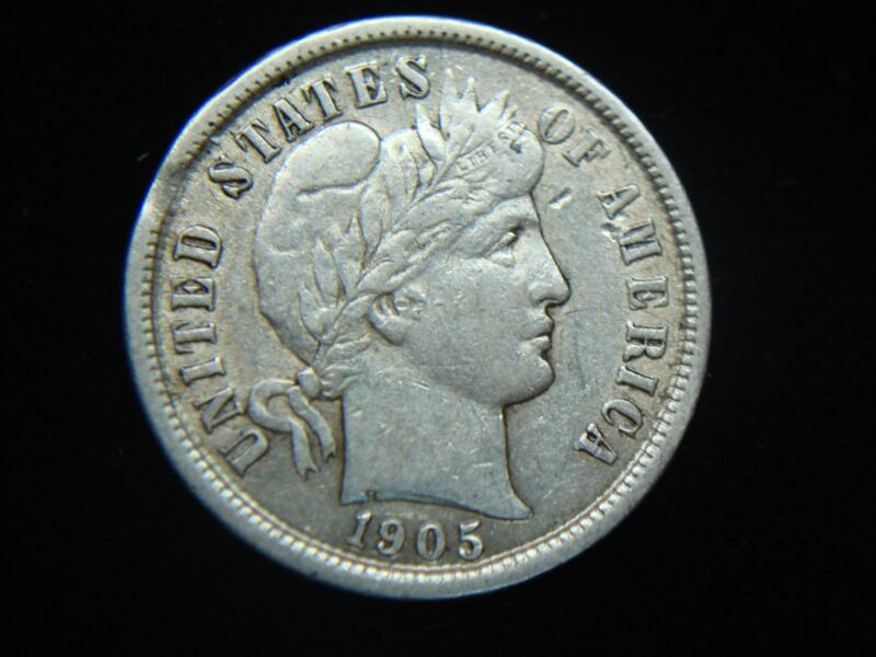 1905 Barber Dime