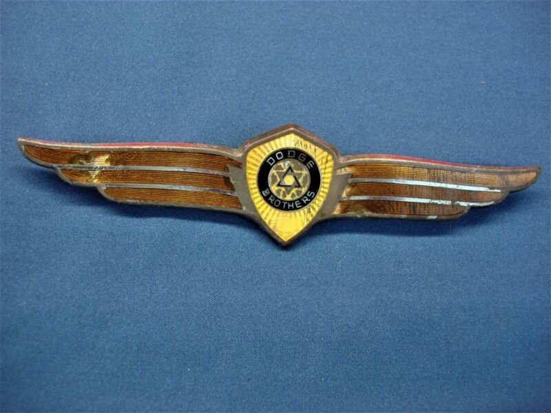 Vintage 1936-1938 Dodge Brothers winged trunk emblem