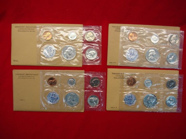 1961-1964 U.S. Proof Sets (3 Year Collection) - Silver, Mint Condition w/ Envelopes