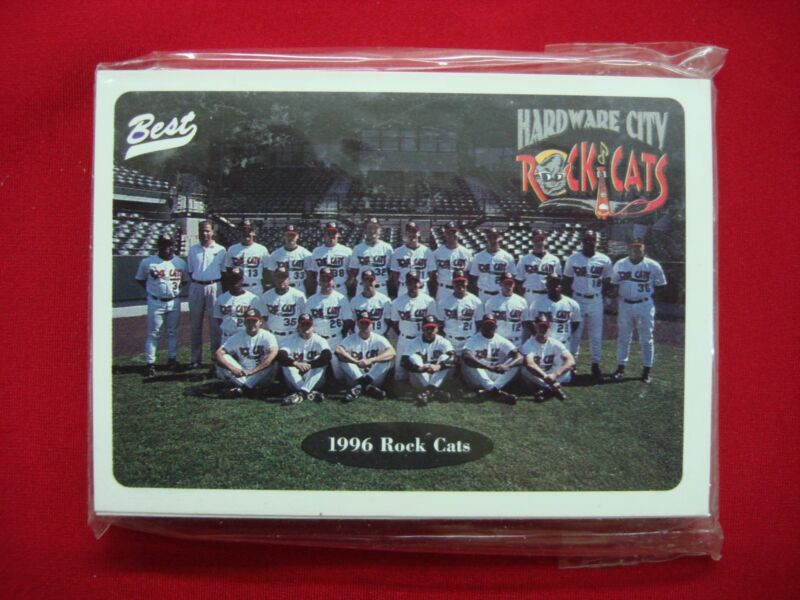 1996 Hardware City Rock Cats Best Minor League Baseball Team Set