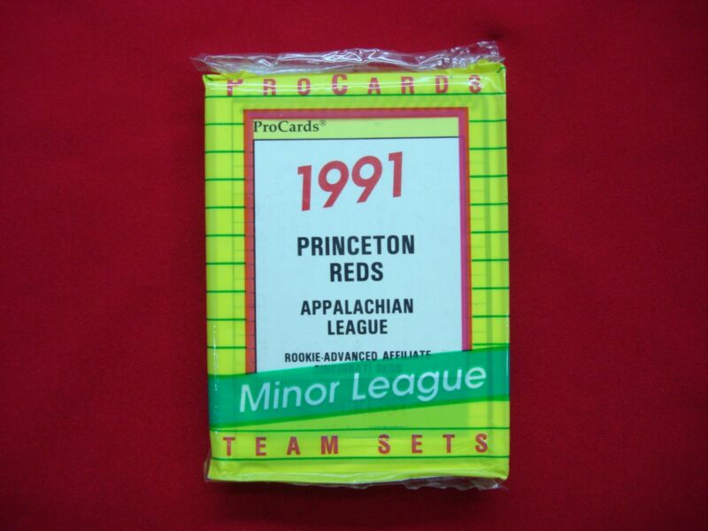 1991 Princeton Reds ProCards Minor League Baseball Team Set