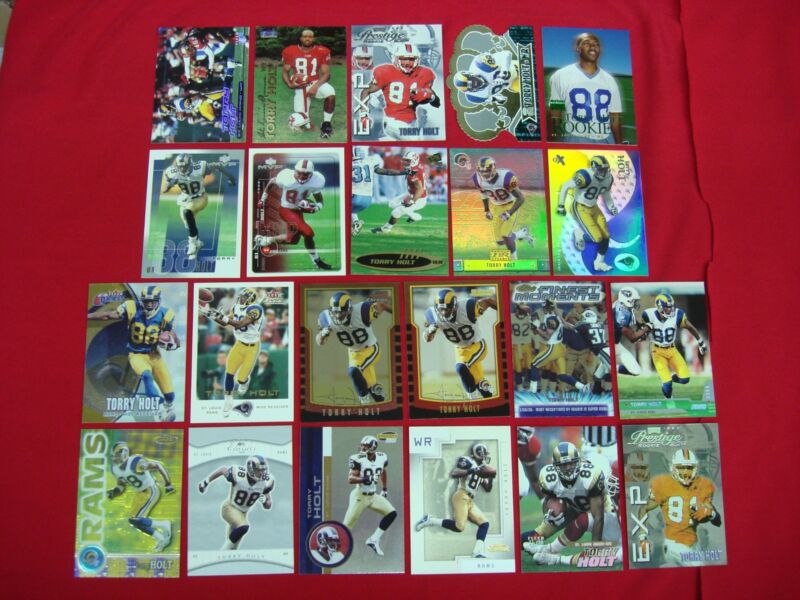Torry Holt St. Louis Rams Football Card Collection