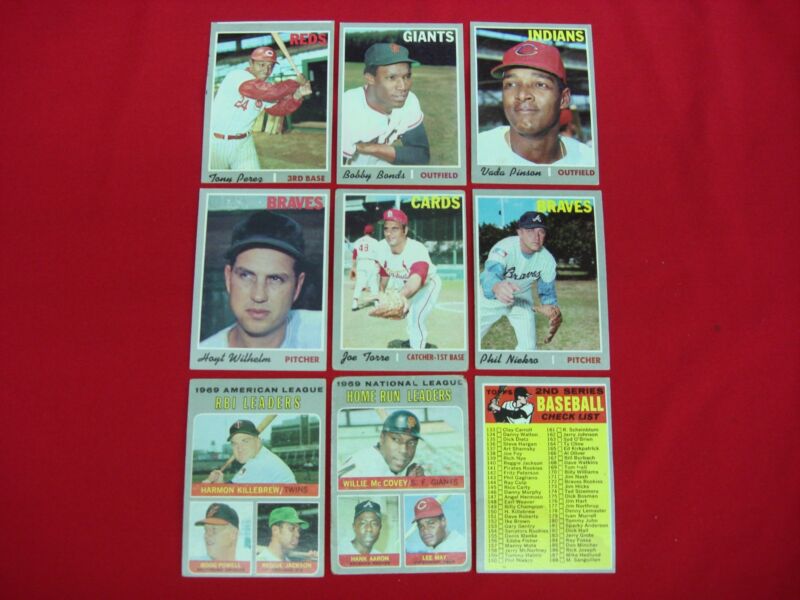 1970 Topps Semi-Star Baseball Card Lot