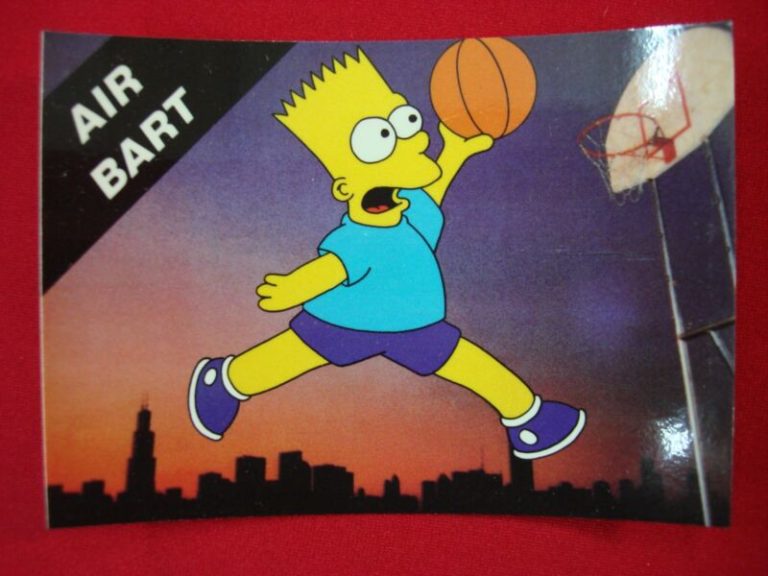 1990 Broder Air Bart NNO Promo Basketball Card - Nike Air Jordan Remake