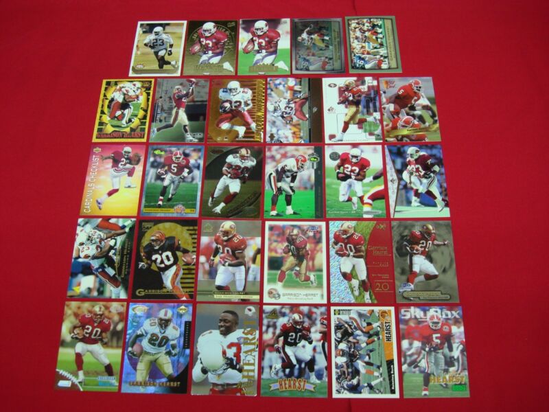 Garrison Hearst Football Card Collection
