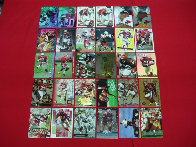 Garrison Hearst football card collection