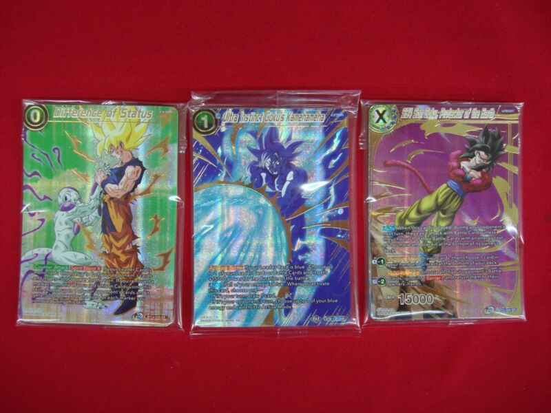 Dragon Ball Super Card Game: History of Son Goku sealed 3-pack theme selection