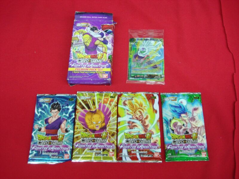 Dragon Ball Super Card Game Fighters Ambition Premium Pack Set