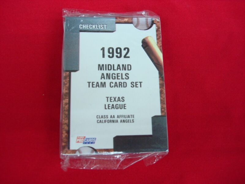 1992 Fleer ProCards Midland Angels MiLB Team Set