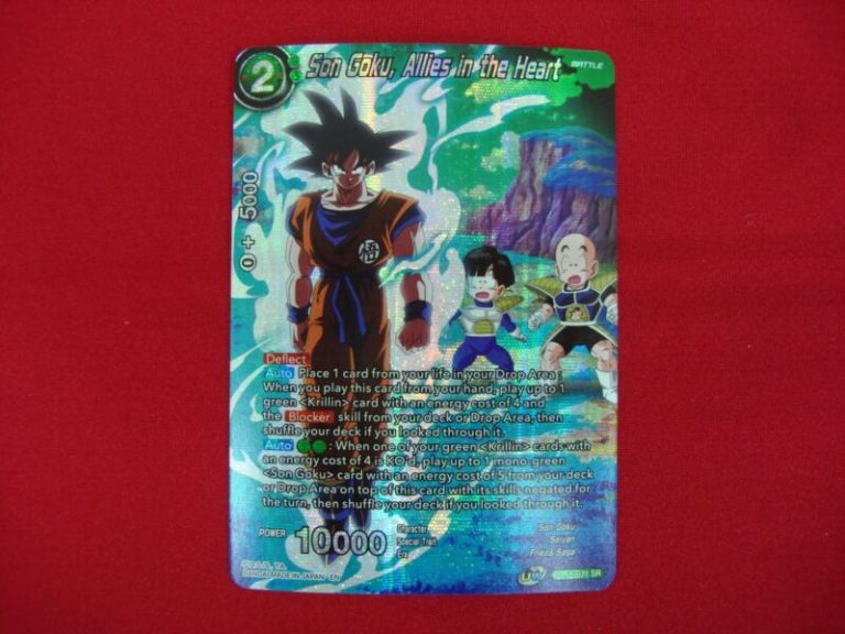 2022 Dragon Ball Super Son Goku Allies in the Heart SR Foil Card #BT13-071 (Graded)