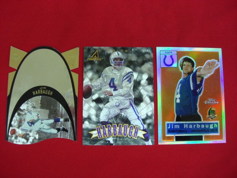 Jim Harbaugh Football Card Collection