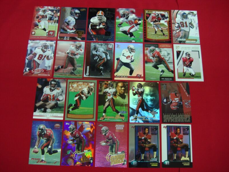 Jacquez Green Football Card Lot