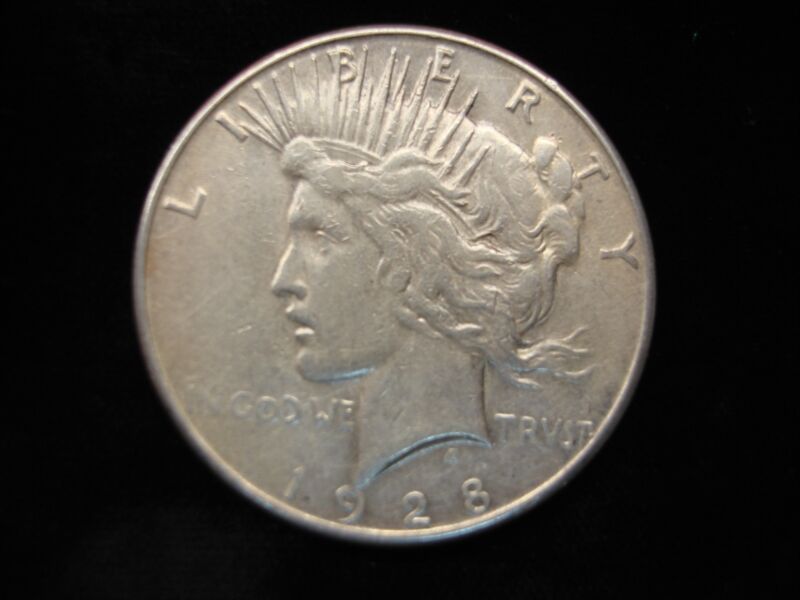 1928-S Peace Dollar - High Grade Circulated