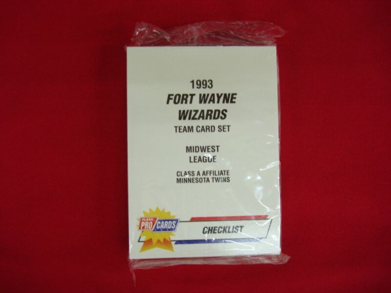 1993 Fort Wayne Wizards Fleer ProCards Team Set