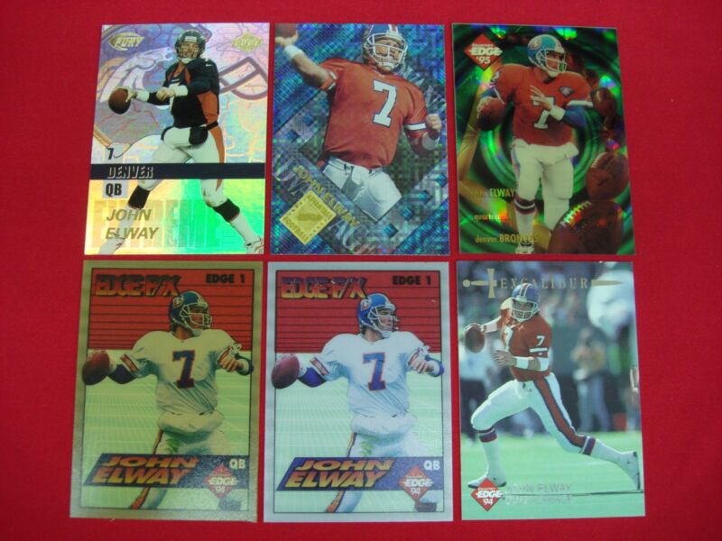 John Elway Collector's Edge Football Card Lot