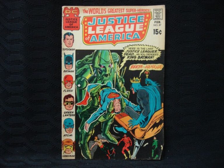 Justice League of America #87 comic book cover