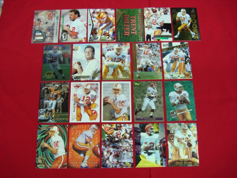 Trent Dilfer rookie and second-year football cards