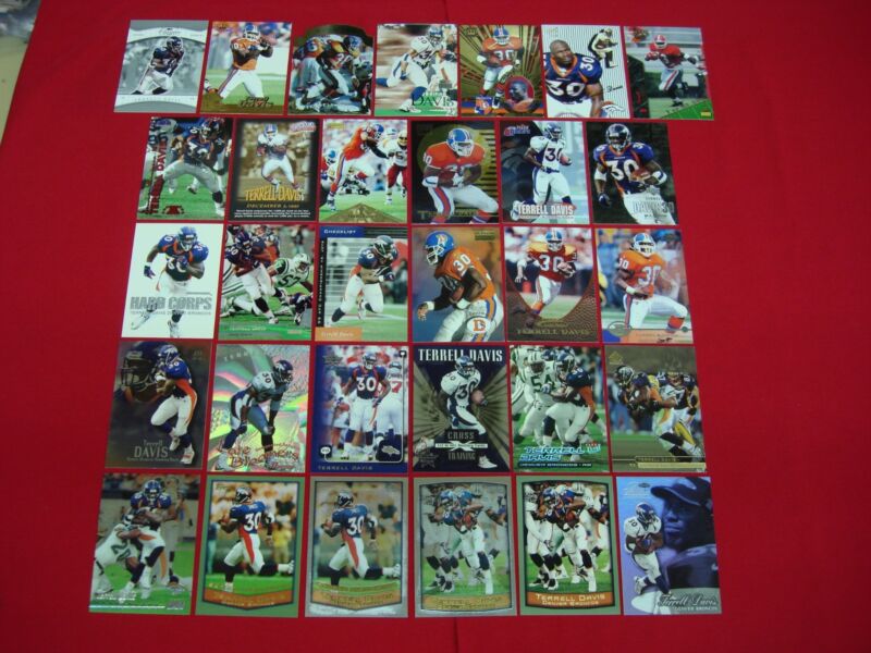 Terrell Davis Football Card Lot