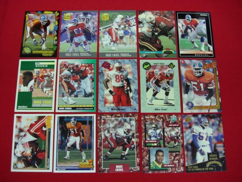 Mike Croel Denver Broncos Football Card Lot