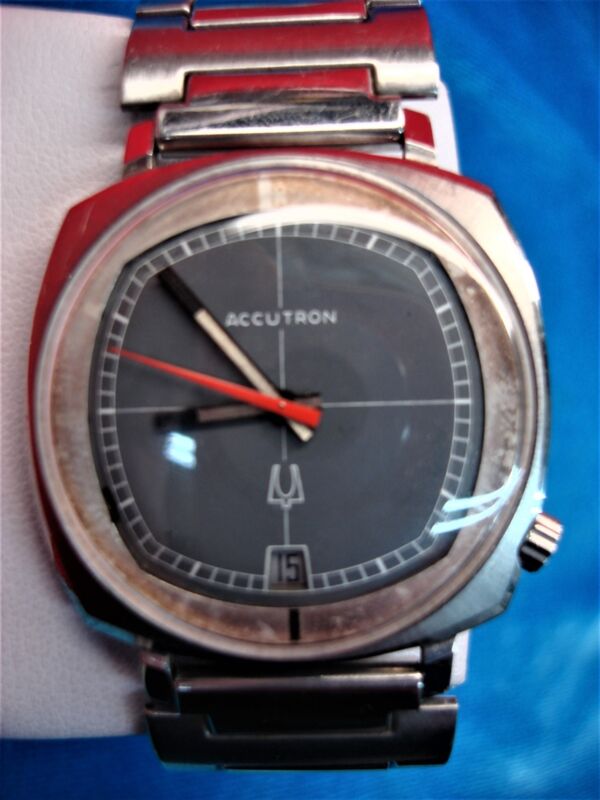 Vintage Accutron Bulova TV Dial Wristwatch – Tuning Fork, Running Well