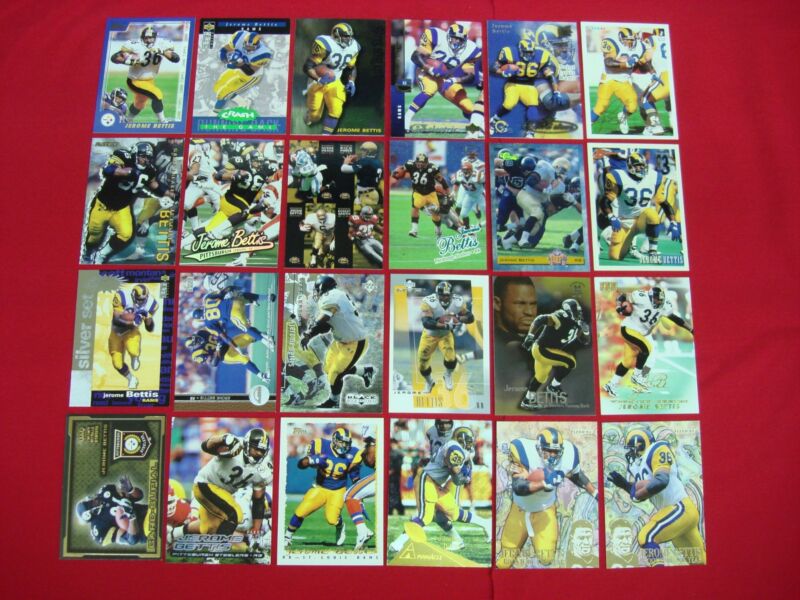 Jerome Bettis Football Card Collection