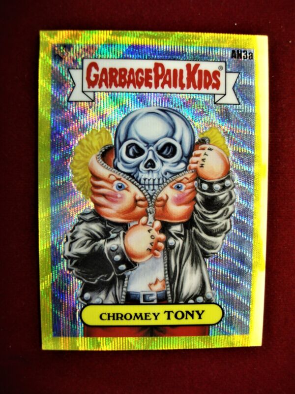 2021 Topps Chrome Garbage Pail Kids #AN3a - Rare Chromey Tony /275