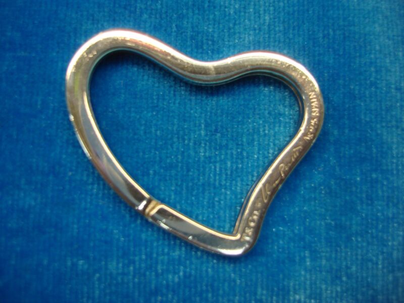 Tiffany & Co. Peretti Sterling Silver Heart Keyring - Pre-Owned